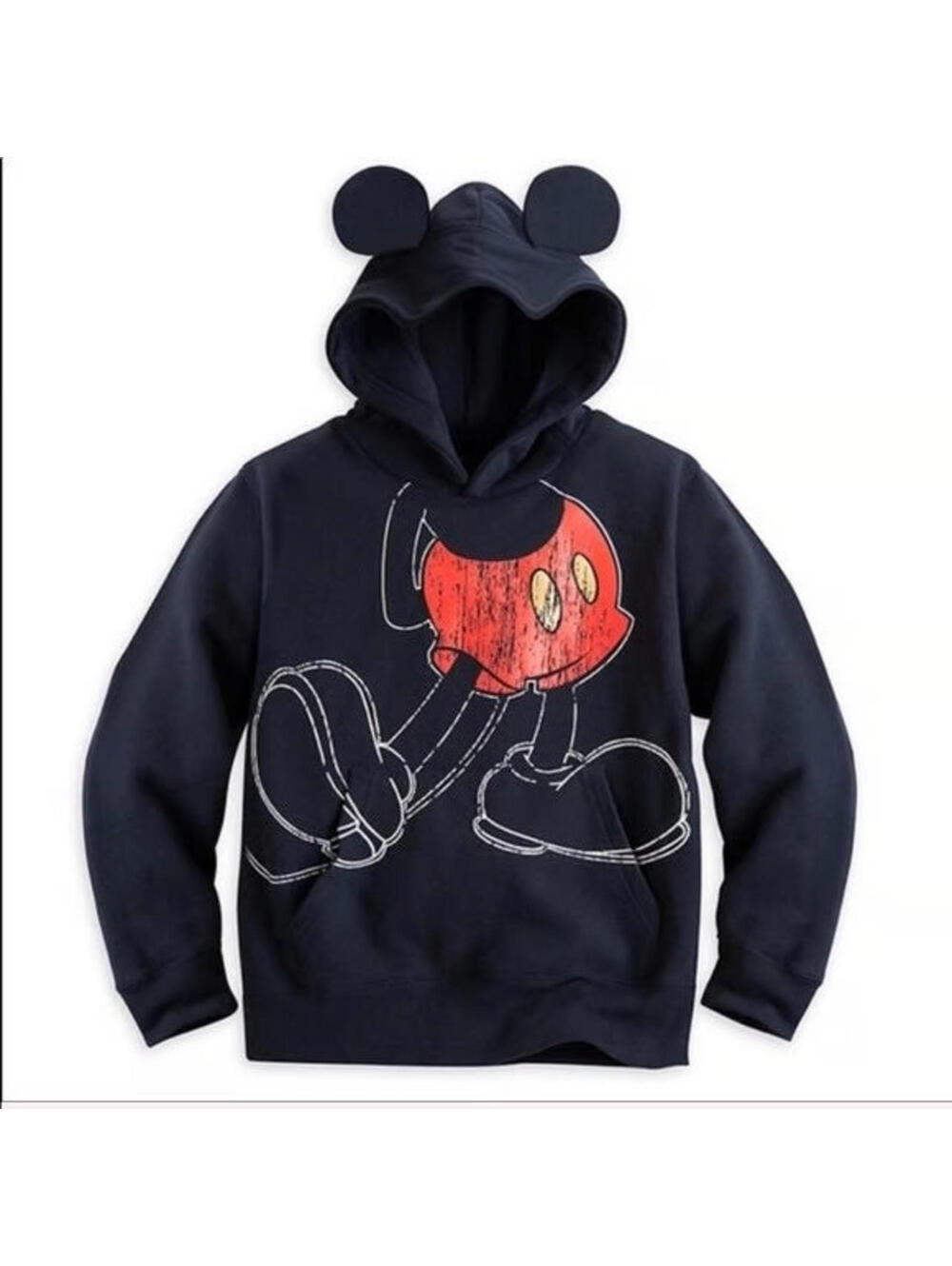 Disney Parks Youth Pullover Mickey Hoodie with Ears-Youth XL